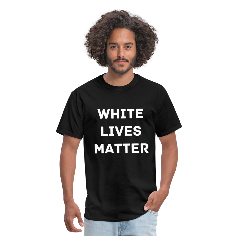WHITE LIVES MATTER - black