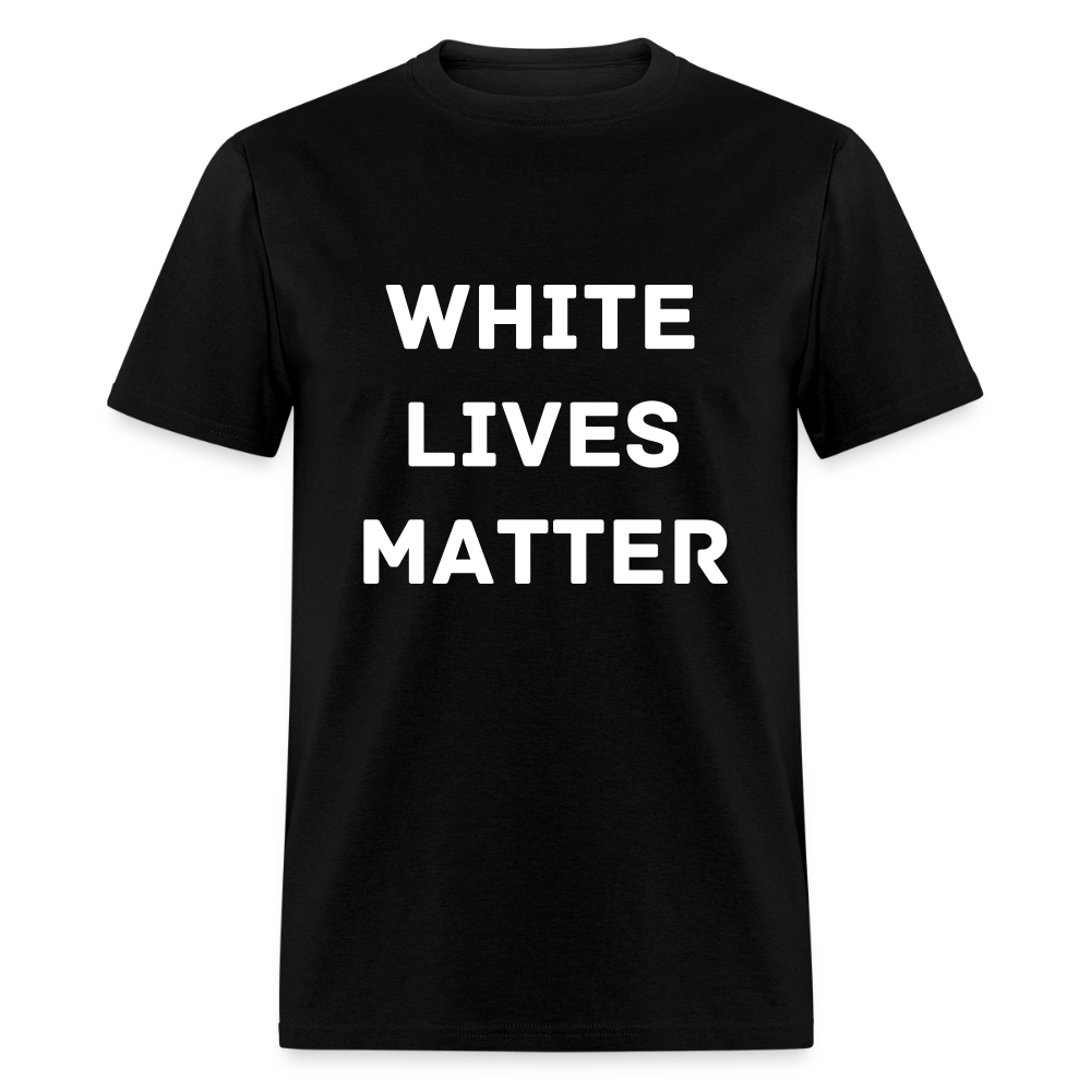 WHITE LIVES MATTER - black