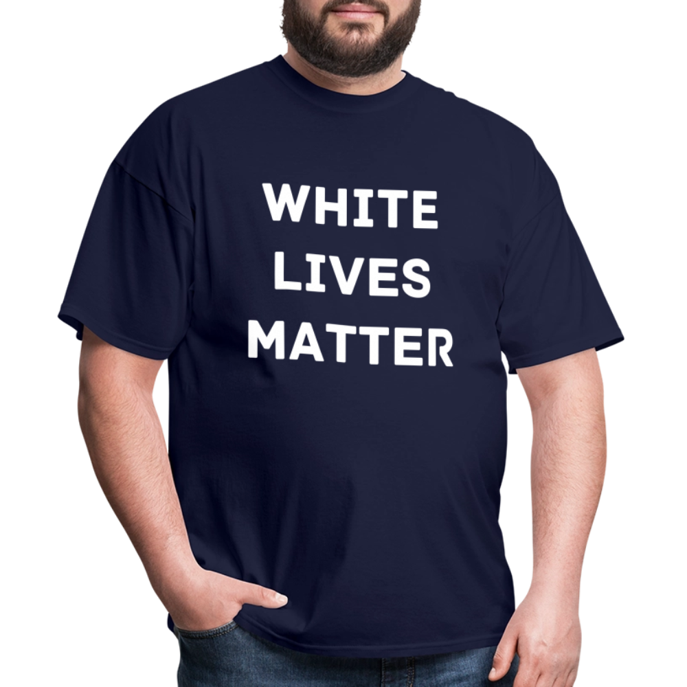 WHITE LIVES MATTER - navy