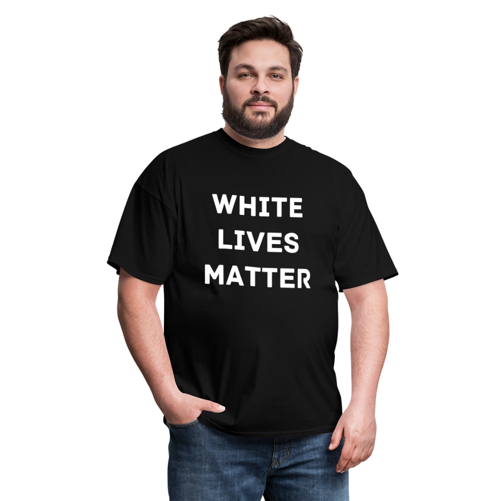 WHITE LIVES MATTER - black